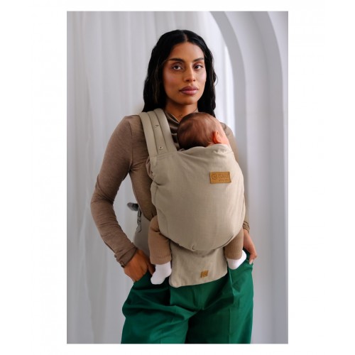 Ергономична раница Isara Elite (от 1м. до 4 г.)  Sandstone Linen