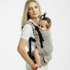 Ergonomic Carrier LennyUpgrade Pro Little Herringbone Almond