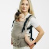 Ergonomic Carrier LennyUpgrade Pro Little Herringbone Almond