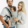 Ergonomic carrier LennyUpgrade Little Herringbone Grey