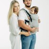 Ergonomic carrier LennyUpgrade Little Herringbone Grey